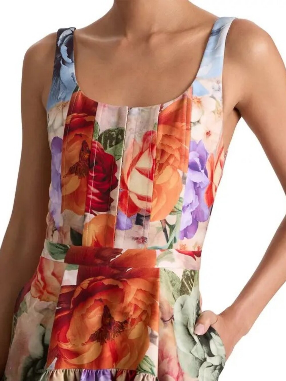 Alice + Olivia diana structured maxi dress - Picture 6 of 7